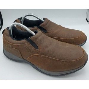 Red Head Moc Slip-Ons Mens Sz 10.5 WATERPROOF "Bone Dry"  Bass Pro Redhead Brand